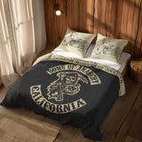 Sons of Anarchy & Harley Davidson Model 28B Vintage Çift Taraflı Nevresim Takımı