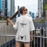 Black Bikini Oversize Tişört