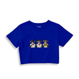 Diplomatic Monkeys Crop Tişört