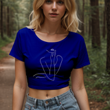 Women / Kadın Silüeti Crop Tişört