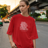 The Ear, The Skull & The Pipe Oversize Tişört