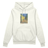 Café Terrace at Night Oversize Hoodie