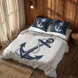 Sailor & Compass / Blue Çift Taraflı Nevresim Takımı