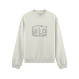 Basketball Court Oversize Sweatshirt