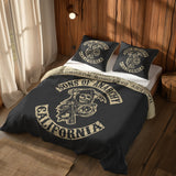 Sons of Anarchy & Harley Davidson Model 28B Vintage Çift Taraflı Nevresim Takımı