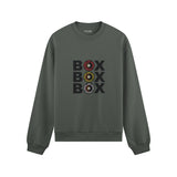 Box Box Box Oversize Sweatshirt