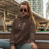 Wine Lover Cat Oversize Hoodie