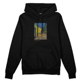 Café Terrace at Night Oversize Hoodie