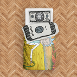 Morty Dollar & Morty in Paradise Çift Taraflı Nevresim Takımı