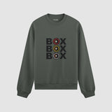Box Box Box Oversize Sweatshirt