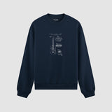 Fender Stratocaster Gitar Oversize Sweatshirt