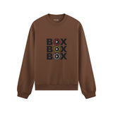 Box Box Box Oversize Sweatshirt