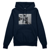 Amy Winehouse at the laundromat 2004 Oversize Hoodie