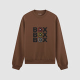 Box Box Box Oversize Sweatshirt