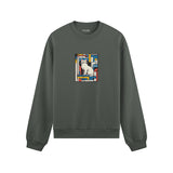 Bauhaus Cat Tişört Oversize Sweatshirt