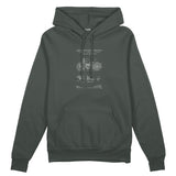 Harley Davidson Model 28B Motosiklet Oversize Hoodie