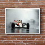 Ayrton Senna Rain Man Poster