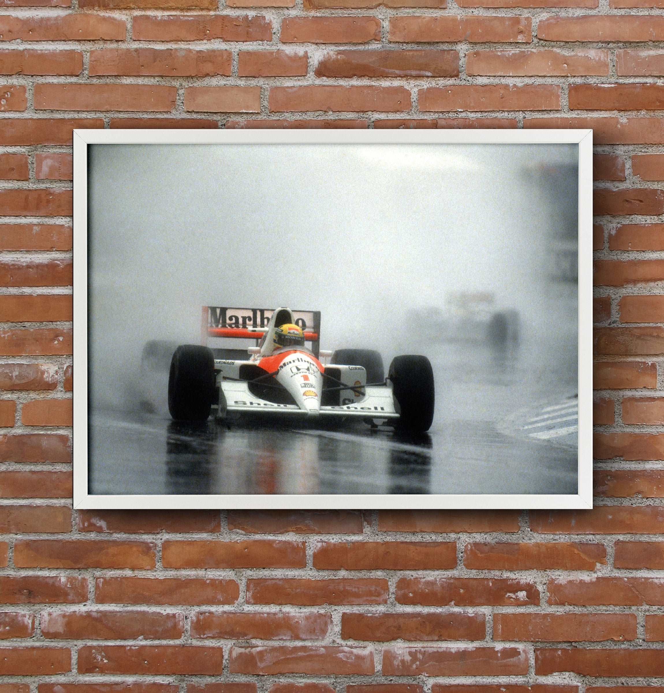 Ayrton Senna Rain Man Poster