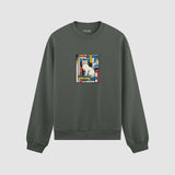 Bauhaus Cat Tişört Oversize Sweatshirt