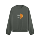 Orange Oversize Sweatshirt