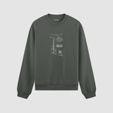 Fender Stratocaster Gitar Oversize Sweatshirt