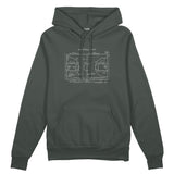 Basketball Court Oversize Hoodie