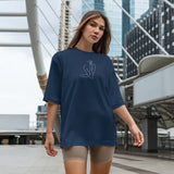 Women / Kadın Silüeti Oversize Tişört