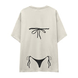 Black Bikini Oversize Tişört