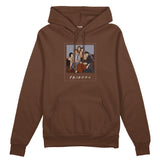 Friends Silüetli Oversize Hoodie