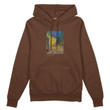 Café Terrace at Night Oversize Hoodie