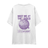 Meet Me At The Disco Oversize Tişört