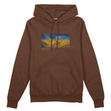 Buğday Tarlası ve Kargalar Oversize Hoodie