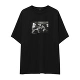 Led Zeppelin Limo Los Angeles 1971 Oversize Tişört