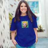 Andy Warhol / Marilyn Monroe Blue Oversize Tişört