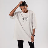 Wine Lover Cat Oversize Tişört