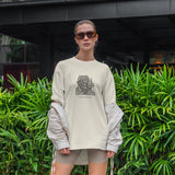 The Ear, The Skull & The Pipe Oversize Tişört