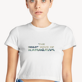 The Great Wave of Kanagawa Crop Tişört
