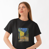 Café Terrace at Night Tişört