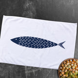 a Fish - Balıklı Mutfak Havlusu 2 Adet