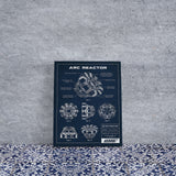 Arc Reactor Navyblue Kanvas Tablo
