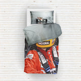 Ayrton Senna & Rain Man v2 Çift Taraflı Nevresim Takımı