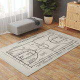 Basketball Court Ivory - Basketbol Sahası Halı