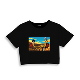 Breaking Bad / Rick and Morty Crop Tişört