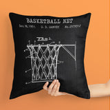 Basketball Net Chalkboard Çift Taraflı Kırlent Kılıfı 2 Adet