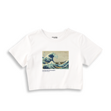 Kanagawa Oki Nami Ura Crop Tişört