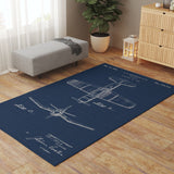 F4U Corsair Blueprint Halı