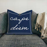 Carpe Diem Çift Taraflı Kırlent Kılıfı 2 Adet