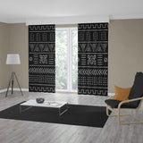Dark Aztec - Etnik Desenli Fon Perde