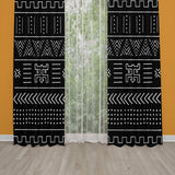 Dark Aztec - Etnik Desenli Fon Perde