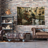 Steampunk Dentist Office Duvar Örtüsü